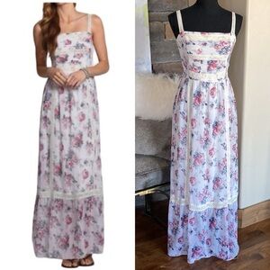 Abercrombie & Fitch Coquette Floral Maxi Dress M